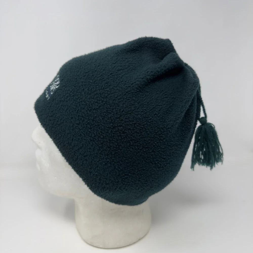 Mt Hood‎ Meadows Ski Resort Merkley Headgear Fleece Beanie Tassel Green Canada